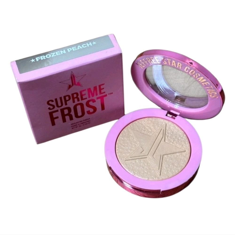 New Jeffree Star Supreme Frost Highlighter - Frozen Peach